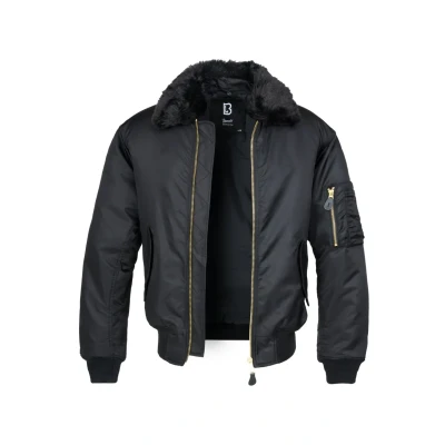 Abbildung von Brandit MA2 Collar Winterjacke, Herren, Größe: XL, Black