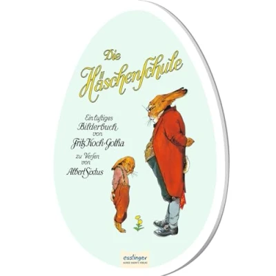 Abbildung von Die Häschenschule: Pappbilderbuch in Ei Form: Medium Nostalgie Klassiker