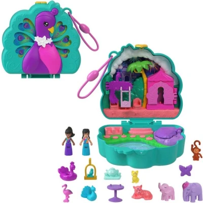 Abbildung von Polly Pocket Spielwelt Peacock Garden Schatulle