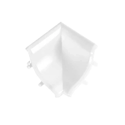 Abbildung von DQ PP 1x WINKELLEISTE INNENECKE Weiss glänzend 13 x 13mm PVC Küchenleiste Arbeitsplatte Abschlussleiste Küchenabschlussleiste Wandabschlussleiste Tischplattenleisten