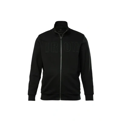 Abbildung von JP1880 Fitness Stomach FIT Badges UP TO Sweatjacke, Herren, Größe: Large, Black