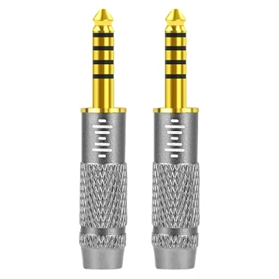 Abbildung von Geekria Apollo 4,4 mm maschio a 3,5 femmina e 2,5 adattatore bilanciato placcato ORO compatibile Con NW ZX300A, WM1A, WM1Z, PHA 2A, TA ZH1ES Audio Player
