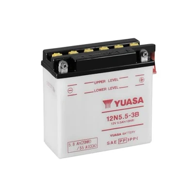 Abbildung von YUASA 12N5.5 3B Y BATTERIE offen ohne Saeure, 42