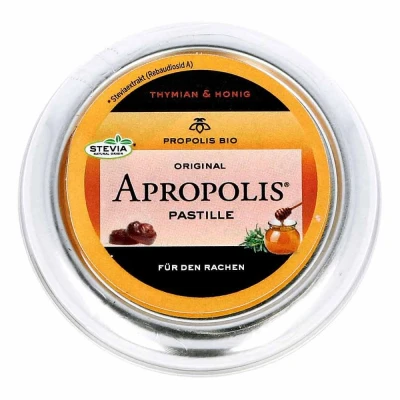 Abbildung von Propolis Apropolis Pastillen Thymian Honig