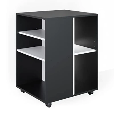 Abbildung von Vicco Rollcontainer, Anthrazit/Weiß, 59 x 53 cm