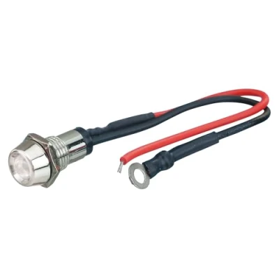 Abbildung von Foliatec LED Control Light silber Kontrolllampe Signallampe Ø = 10mm, weiss