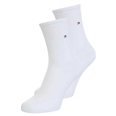 Abbildung von Tommy Hilfiger Damen Th Women Casual 2p Socken, Weiß, 39 42