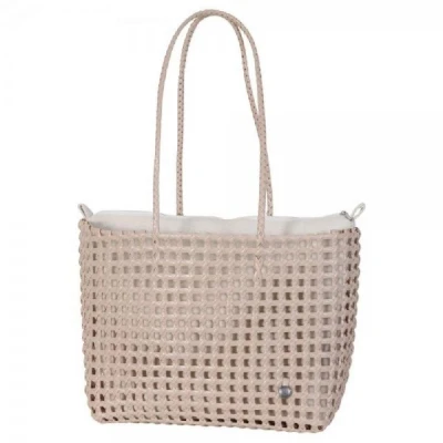 Abbildung von Handed By Einkaufskorb Shopper Maze Caffè Latte With Pearl White (L)