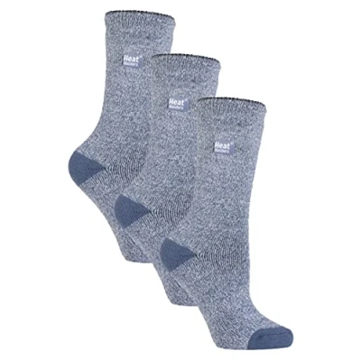 Abbildung von HEAT HOLDERS Lite Damen 3er Pack Thermosocken für Winter Socken mit Innenfleece (37 42, Denim)