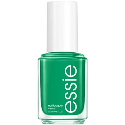 Abbildung von essie Salon Quality Nail Polish, 8 Free Vegan, Push Play Collection, Green, Grass Never Greener, 0.46 oz.