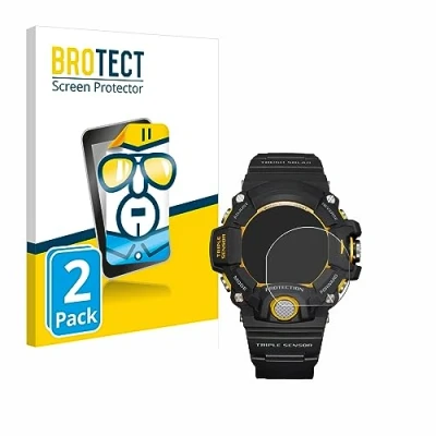 Abbildung von BROTECT (2 Stück Schutzfolie für Casio G Shock GW 9400Y 1 Displayschutz Folie Ultra Klar