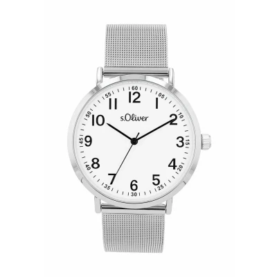 Abbildung von s.Oliver Quarzuhr Uhr, Größe: One Size, Silber