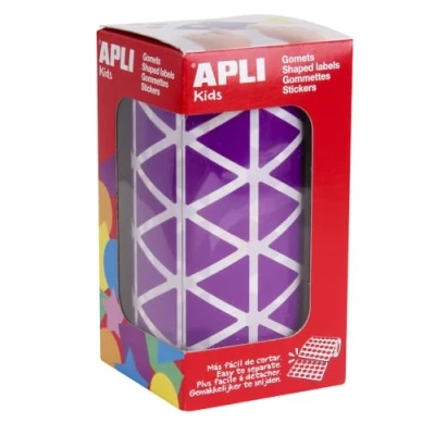 Abbildung von APLI Kids Dreieckgummi, 20 mm, Lila