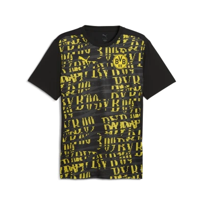 Abbildung von Puma BVB Borussia Dortmund Prematch Vereinsmannschaften, Herren, Größe: Medium, Black/faster yellow