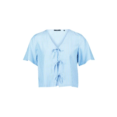 Abbildung von zero Bluse, Damen, Größe: 34, Classic bluewhite