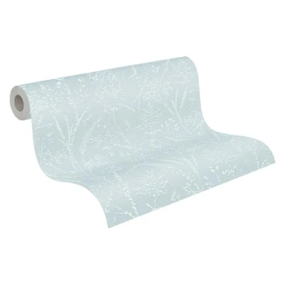 Abbildung von A.S. Création Vliestapete &quot;Pure Elegance Tapete mit Ästen Mustertapete Floral Blumen&quot;, schimmernd, Blumentapete für Schlafzimmer Küche Wohnzimmer Äste Design