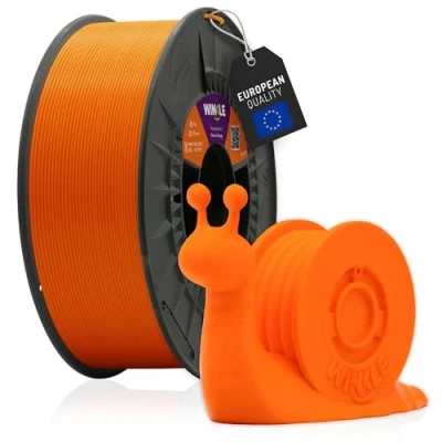 Abbildung von WINKLE Nemo PLA HD Filament, Orange, 3D Drucker 2,85 mm, 1 kg, kompatibel mit allen Druckern, Maßgenauigkeit, Spule kg