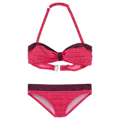 Abbildung von Buffalo Bandeau Bikini, mit Kontrasteinsätzen
