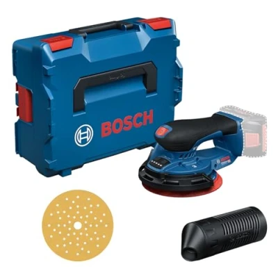 Abbildung von Bosch GEX 18V 150 3 Professional 18 V (ohne Akku und Ladegerät) + L BOXX 162 SOLO