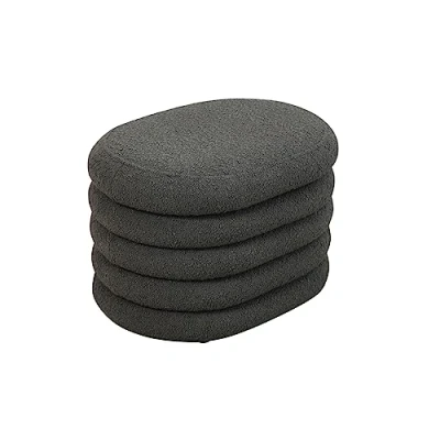 Abbildung von SVITA Sitzhocker BLOSSOM S, Pouf, Sitzbank, mit Stauraumfach, Bouclé Bezug, bequeme Polsterung