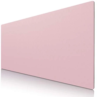 Abbildung von CSL XXL Speed Gaming Mauspad Titanwolf 900 x 400mm, Premium PU Leder Mousepad, Tischunterlage Large Size, verbessert Präzision &amp; Geschwindigkeit Stabiler Halt auf glatten Oberflächen, Rosa