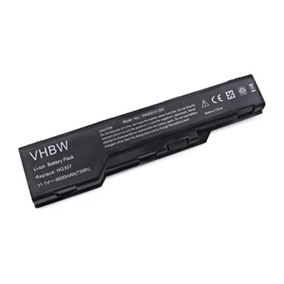 Abbildung von vhbw 1x Akku kompatibel mit Dell XPS M1730 Notebook (6600 mAh, 11,1 V, Li Ion) Ersatz für 312 0680, HG307, WG317