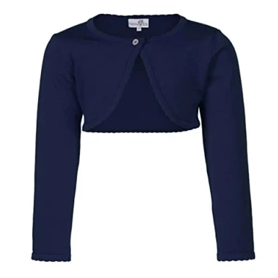Abbildung von Happy Girls® Mädchen Bolero Strickjacke, Größe:146, Präzise Farbe:Marine