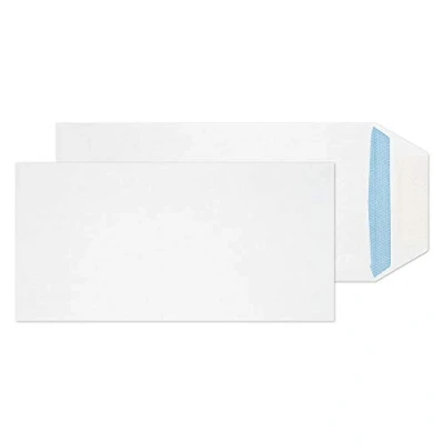 Abbildung von Blake Purely Everyday 23701 Versandtasche Naßklebung Weiß DL 110 x 220 mm 90g/m² 1000 Stück