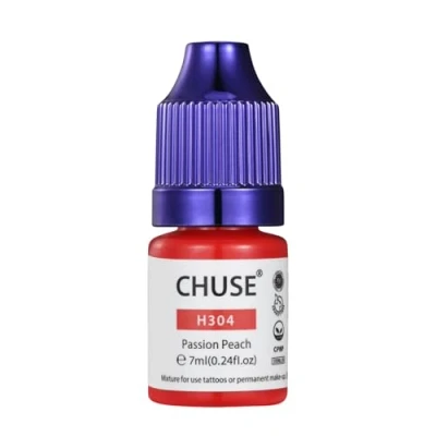 Abbildung von CHUSE PMU Hybrid Liquid Lips Pigments Shades 0,24 oz/7 ml (H304 Passion Peach)