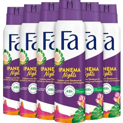 Abbildung von 6x Fa Deospray Ipanema Nights 150ml