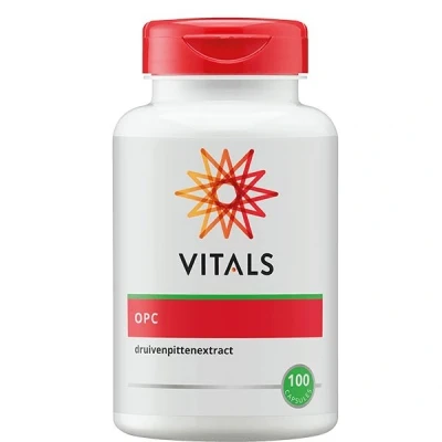 Abbildung von Vitals OPC Traubenkernextrakt 100 mg OPC, vegane Kapseln
