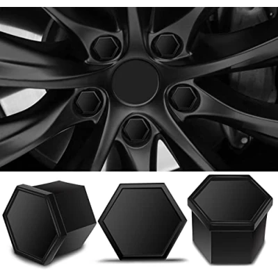 Abbildung von Biomar Labs 16 Stück Radmutternabdeckungen 4 Verriegelungsbolzenkappen Universal Werkzeug 19 mm LB 0