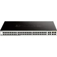 Abbildung von D Link DGS 1210 52 Managed Gigabit Switch (52 Ports, davon 48 x 10/100/1000 Mbit/s 4 Glasfaser SFP/Combo Slots)