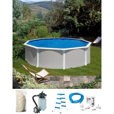 Abbildung von KONIFERA Rundpool &quot;Malaga I&quot;, (Set), 5 tlg., Höhe 120 cm, in versch. Größen