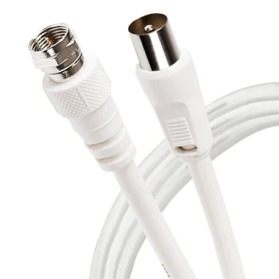 Abbildung von Maplin Satelliten auf TV Antennenkabel, 1 m, Koaxialkabel, F Stecker RF