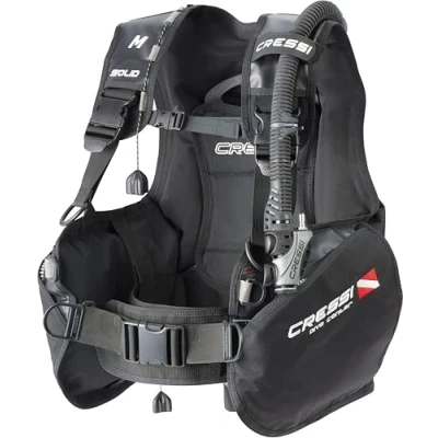 Abbildung von Cressi Solid Dive Center Edition Tauchjackets Gute Tarierung, Schwarz, XL