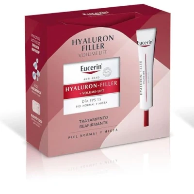 Abbildung von Eucerin Hyaluron Filler + Volume Lift Kombinierte Haut SPF 15 Set