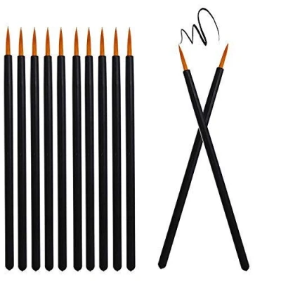 Abbildung von Uooker 100 STÜCKE Einweg Eyeliner Make Up Pinsel Applikator Kosmetische Augenstäbe Tool