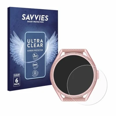 Abbildung von Savvies 6 Stück Schutzfolie für Michael Kors Access MKGO Gen 5E MKT 5116 Displayschutz Folie Ultra Transparent