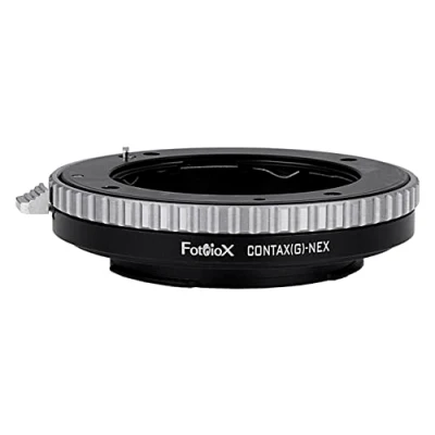 Abbildung von Fotodiox Lens Mount Adapter Compatible with Select Contax G Lenses on Sony E Cameras
