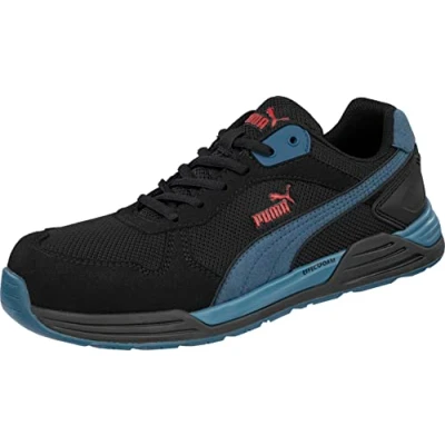 Abbildung von PUMA Safety Frontside Black/Blue Low Sicherheitsschuh