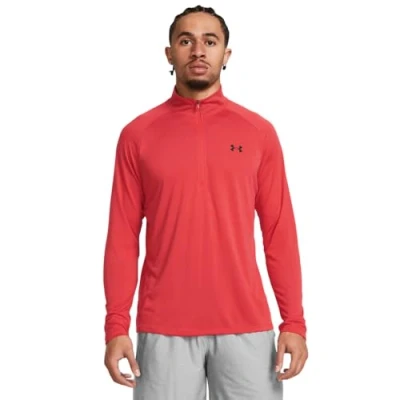 Abbildung von Under Armour Langarmshirt, Herren, Größe: XXL, Red solstice/black