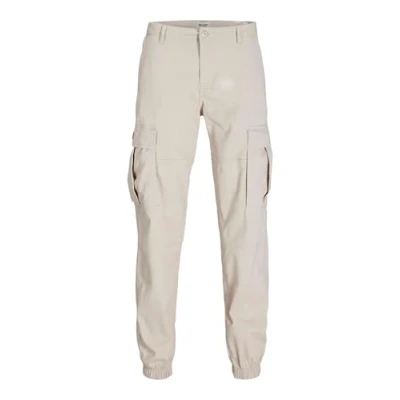 Abbildung von JACK&amp;JONES Herren Jpstkane Jjjonnie Cuffed Cargo Cargohose, Moonbeam, 28 W/ 32 L