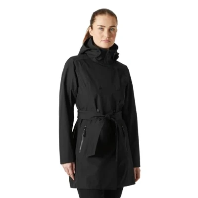 Abbildung von Helly Hansen Welsey II Trench Hardshelljacke, Damen, Größe: Large, Black