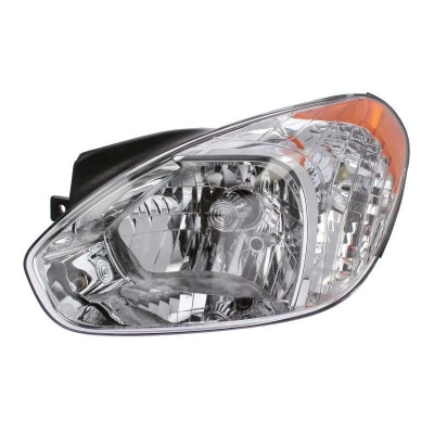 Abbildung von ABAKUS 221 1140L LD EM Scheinwerfer links H4 gelb für Rechtsverkehr P43t HYUNDAI: ACCENT 3, 3 Stufenheck