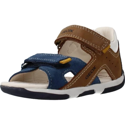Abbildung von Geox Baby Jungen B Sandal Tapuz Boy A Erste Schritte,Caramel Navy,18 EU