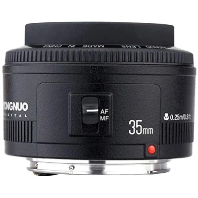 Abbildung von 35 mm F2 Objektiv 1:2 AF/MF Weitwinkel Fixed/Prime Autofokus für Canon EF Mount EOS Kamera