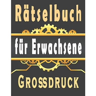 Abbildung von Rätselbuch für Erwachsene: rätselblock großdruck, Wörter suchen, Sudoku, scrabble und Lösungen zur Verbesserung Ihres Gedächtnisses