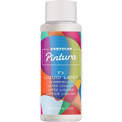 Abbildung von Kryolan Pintura FX Liquid Latex Latexmilch, 30 ml ideal für Party, Karneval, Fasching, Halloween, LARP &amp; Make up Artists