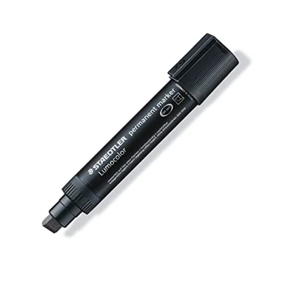Abbildung von Staedtler Lumocolor Permanentmarker Spitze extra Breite Schwarz